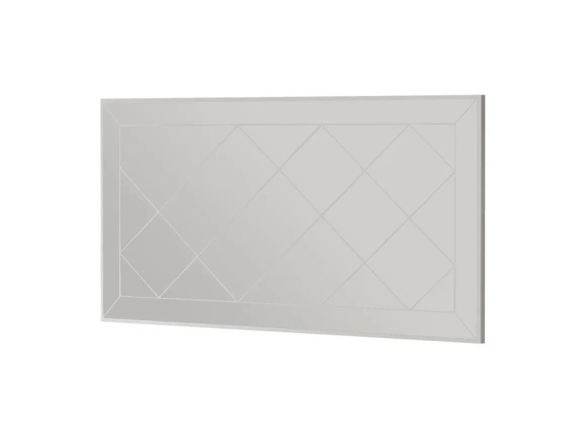 Miroir en bois "Pauli" - 120 x 60 cm - Blanc