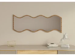 Miroir en bois 