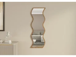 Miroir en bois 