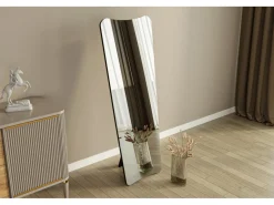 Miroir en bois "Vitros" - 55 x 150 cm - Noir