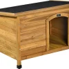 Niche pour chien en bois "Max" - 85 x 57 x 58 cm - Marron