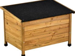 Niche pour chien en bois "Max" - 85 x 57 x 58 cm - Marron