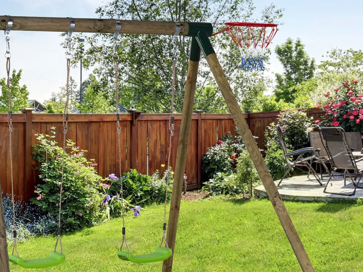 Panier de basket universelle pour portique bois