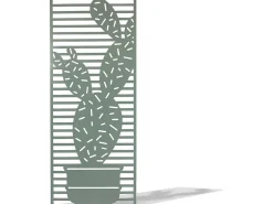 Panneau décoratif - " Cactus " - Lot de 4 - 0.60 x 1.50 m - Vert