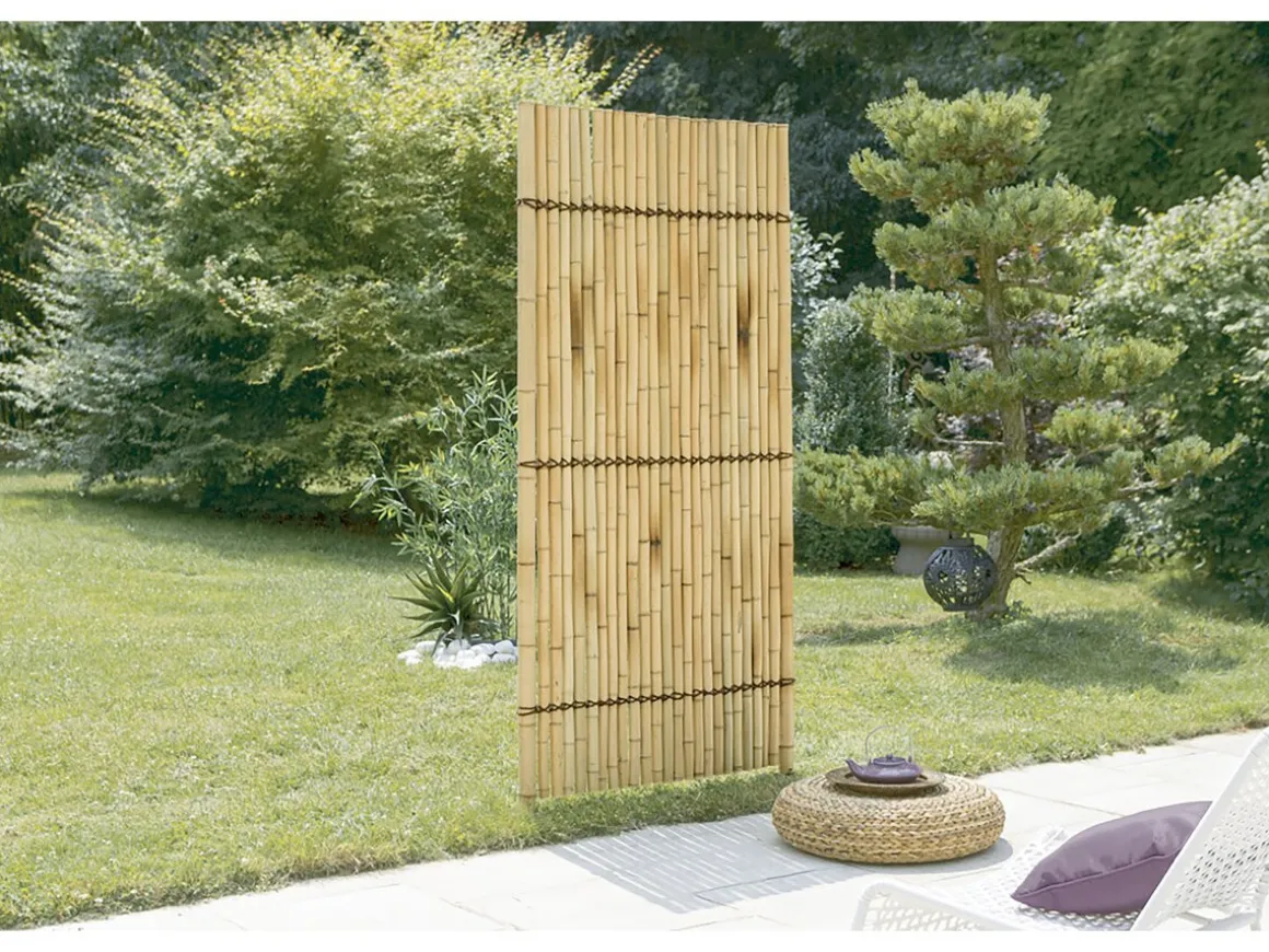 Panneau décoratif - " Hokkaïko " - Lot de 2 - 0.90 x 2.10 m - Beige