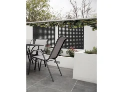 Panneau décoratif - " Moon " - Lot de 5 - 1.00 x 1.00 m - Gris