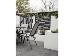 Panneau décoratif - " Nautic " - Lot de 5 - 1.00 x 1.00 m - Gris
