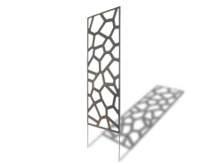 Panneau décoratif - " Stone" - Lot de 4 - 0.60 x 1.50 m - Taupe