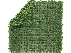 Panneau végétal - " Vertical Lauro " - Lot de 6 - 1.00 x 1.00 m - Vert
