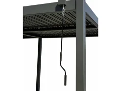 Pergola bioclimatique autoportante en aluminium "Kensington" - 3 x 5 m - Gris