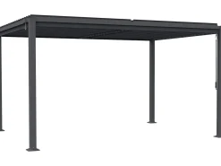 Pergola bioclimatique autoportante avec lames orientables