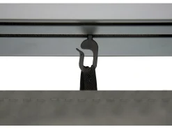 Pergola bioclimatique avec rideau et moustiquaire "Howard" - 3 x 4 m - Gris
