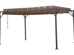 Pergola bioclimatique en tissu