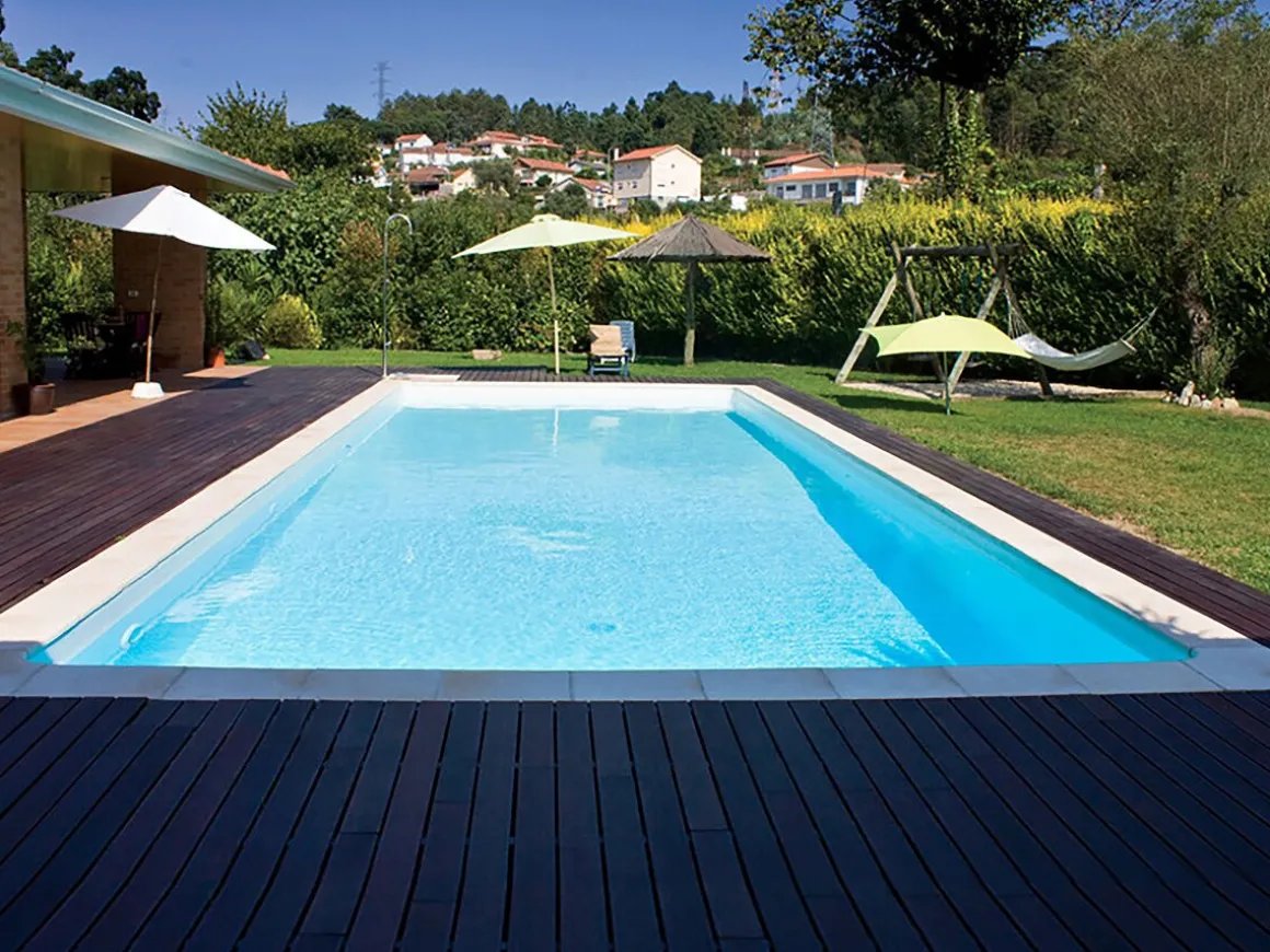 Piscine acier enterrée rectangle fond plat "Sunkit" - 5.00 x 2.50 x 1.40 m + Projecteur LED 12 V