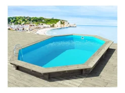 Piscine bois " Brazilia 130 "  5.86 x 3.86 x 1.31 m