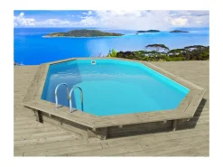Piscine bois " Palma 145  " 7.57 x 4.07 x 1.44 m