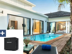 Piscine bois rectangle