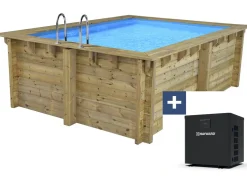 Piscine bois rectangle 