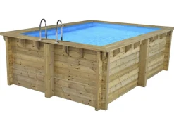 Piscine bois rectangle