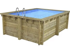 Piscine bois rectangle 
