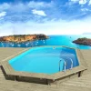 Piscine bois " Seychelles  " - 4.00 x 3.00 x 1.20 m + Pompe à chaleur  3.5 kw/h