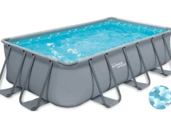 Piscine tubulaire LUDO 3 - 5.49 x 2.74 x 1.32 m - filtration à  sable 5,1m3/H
