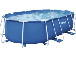 Piscine tubulaire Ovale "Tina" - 4,24 x 2,50 x 1 m