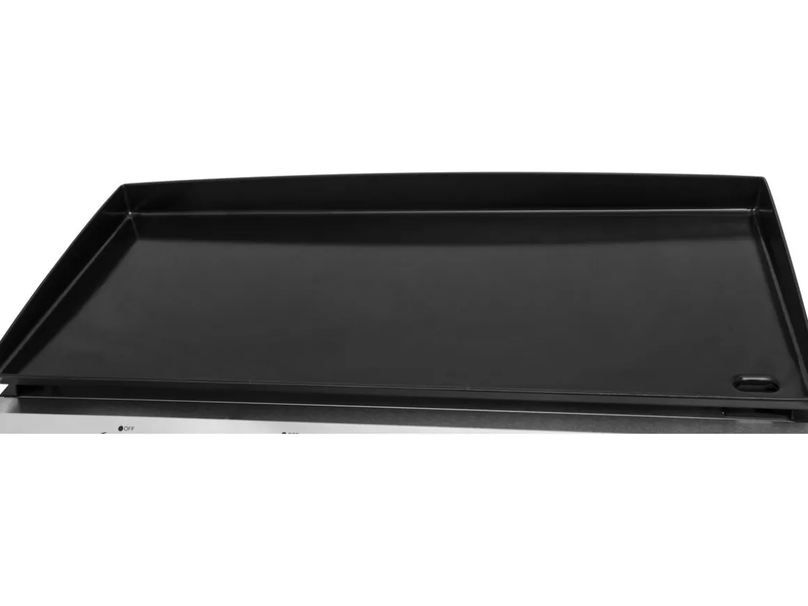 Plancha à gaz avec 4 brûleurs en métal "Jolly" - 10 Kw - Gris