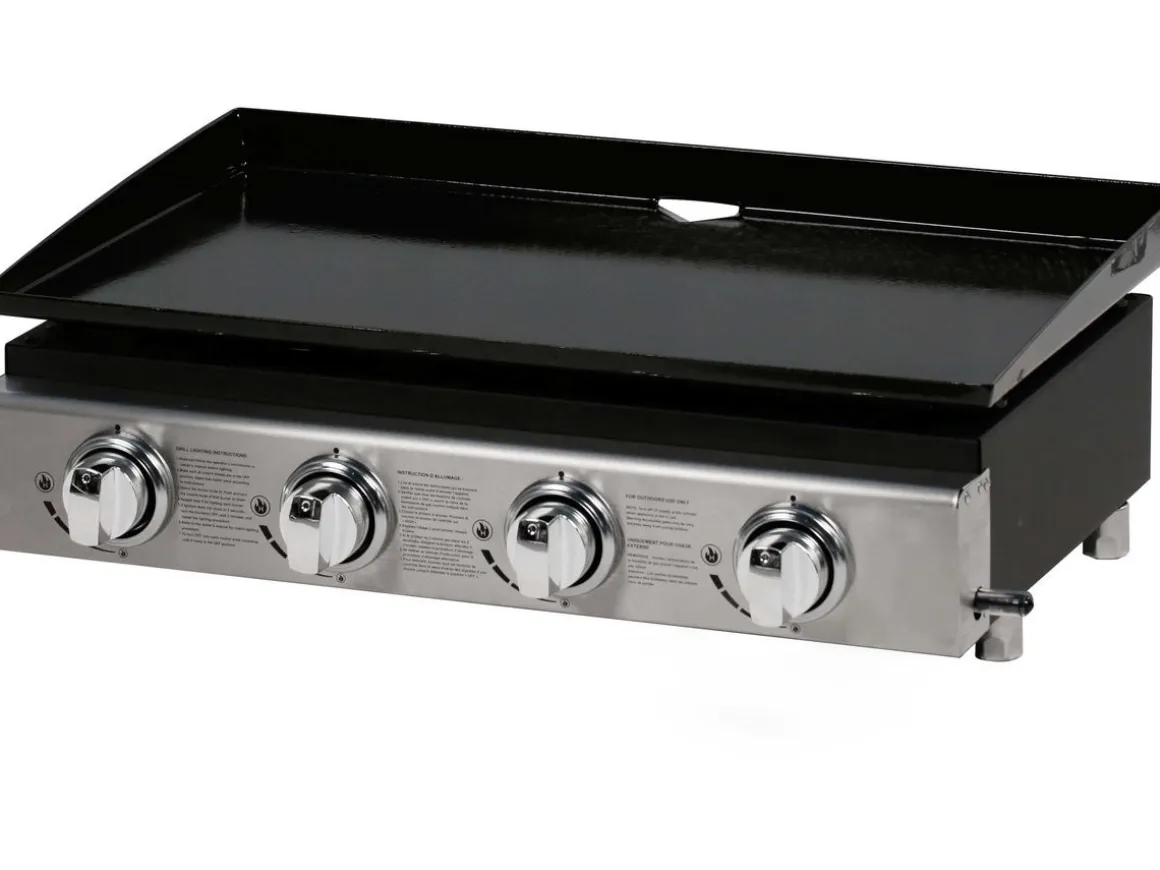 Plancha "Presto 4" - 4 Brûleurs - 9.7kW - Gris