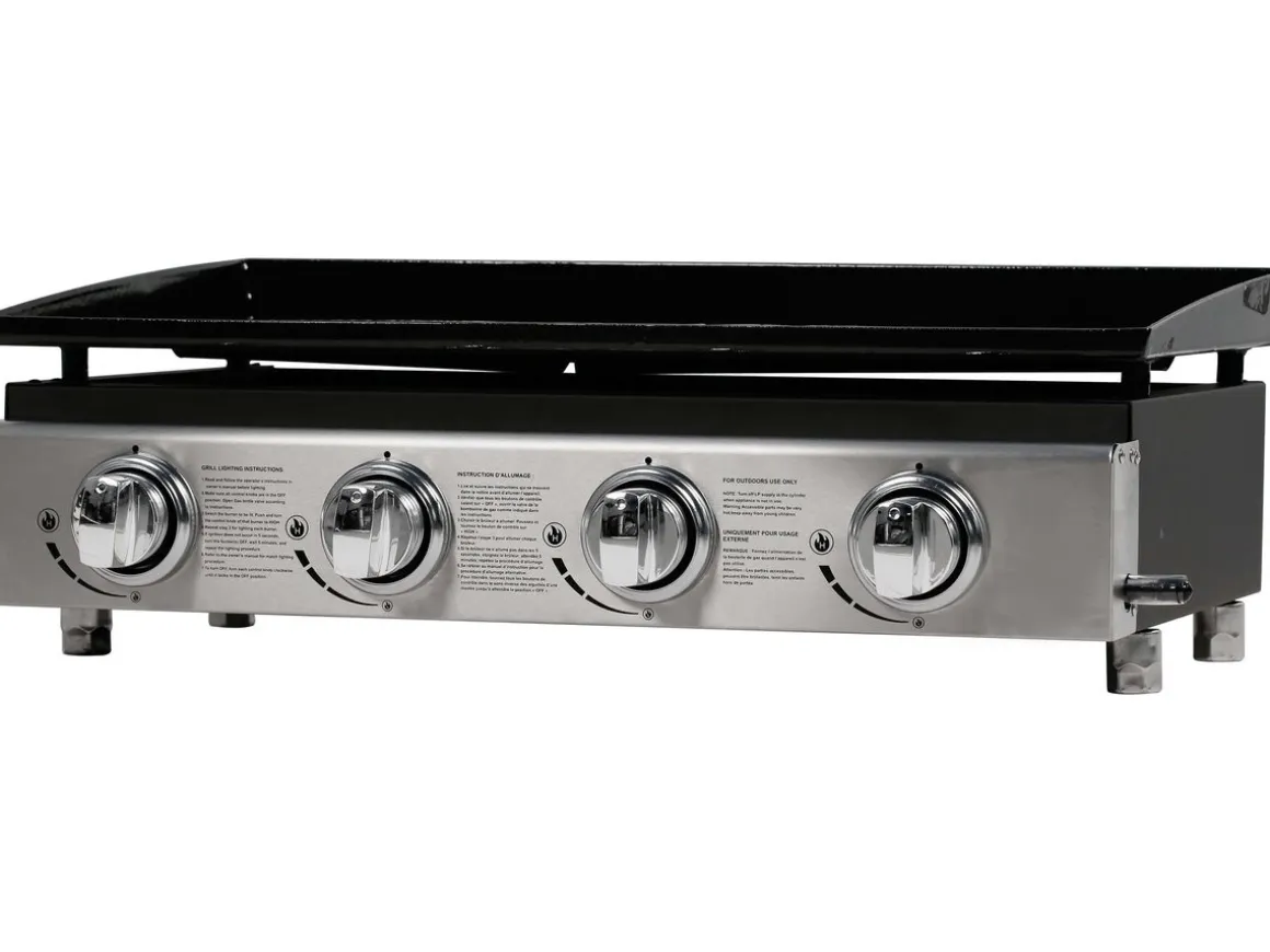 Plancha "Presto 4" - 4 Brûleurs - 9.7kW - Gris