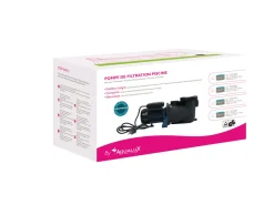 Pompe de filtration monophasée "Modèle 1/2" - Pour piscines hors-sol jusqu'à 65 m3