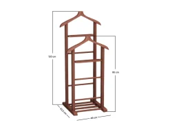 Portant à vêtement en bois