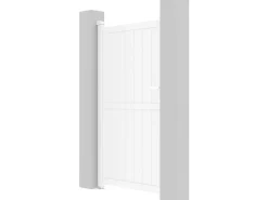 Portillon aluminium "Lola" - 101.2 x 180.9 cm - Blanc