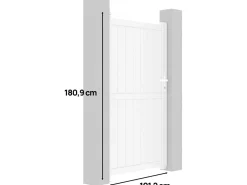 Portillon aluminium 