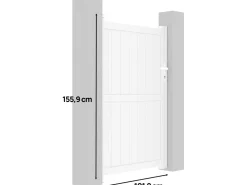 Portillon aluminium 