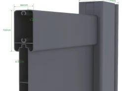 Portillon en aluminium  