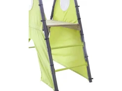 Portique de jeu métal avec toboggan 
