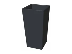 Pot à fleurs "Carreo"  - 38.5 x 38.5.x h.85 cm - Anthracite