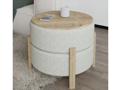 Pouf en bois 