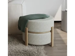 Pouf en bois 