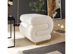 Pouf en bois