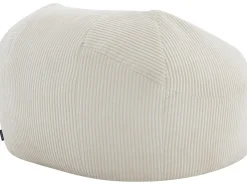 Pouf en velours côtelé  
