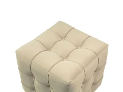 Pouf en velours 