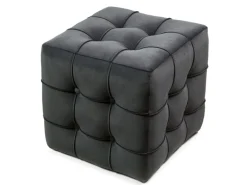 Pouf en velours 