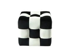 Pouf en velours