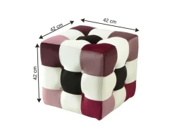 Pouf en velours