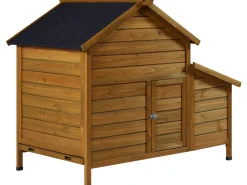 Poulailler avec pondoir en bois