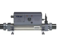 Réchauffeur électrique "Vulcan Analogique" - 29 x 24 x 51.5 cm - 9 kW triphasé - Gris