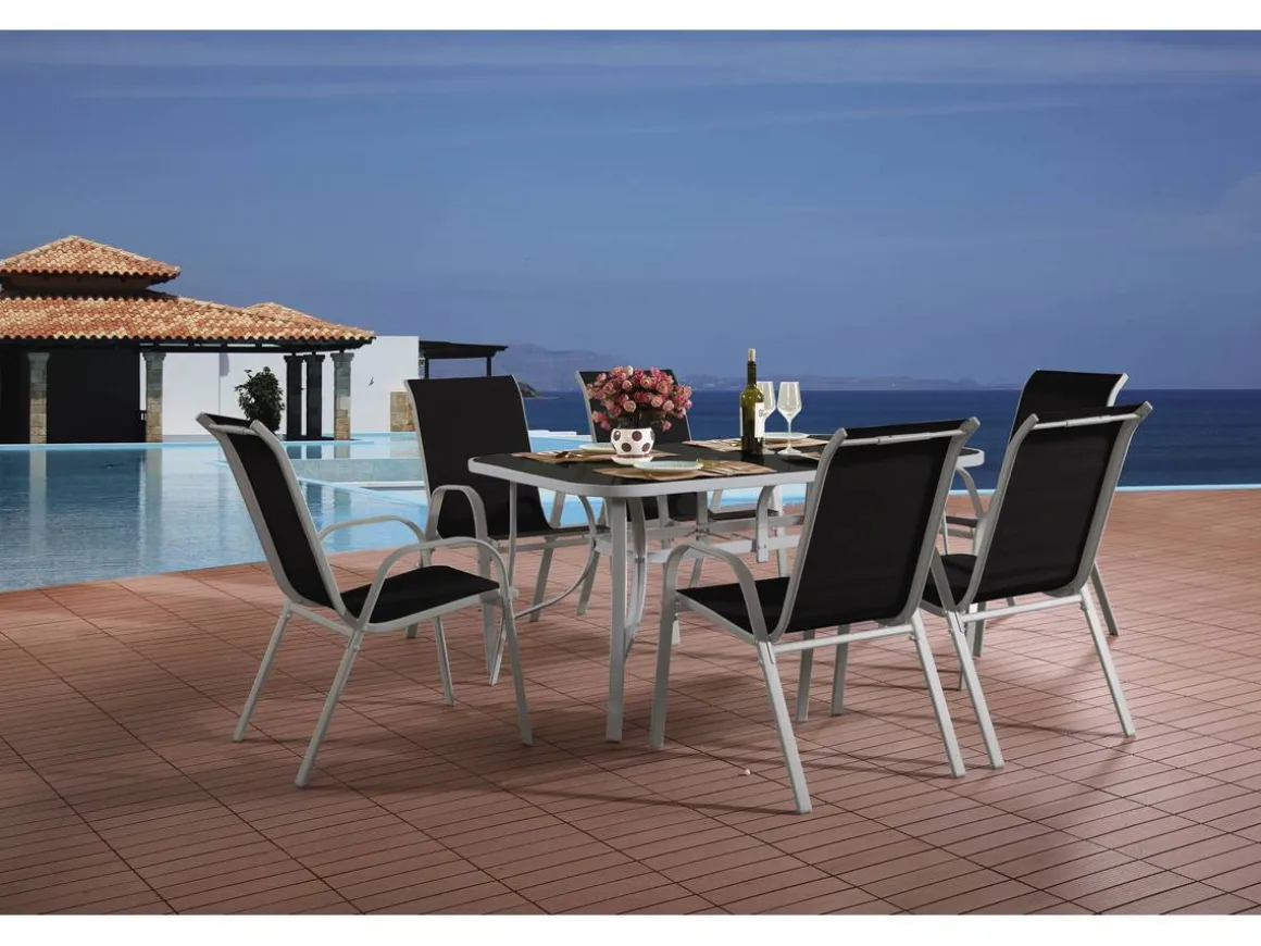 Salon de jardin Cordoba + Tropic 6 personnes