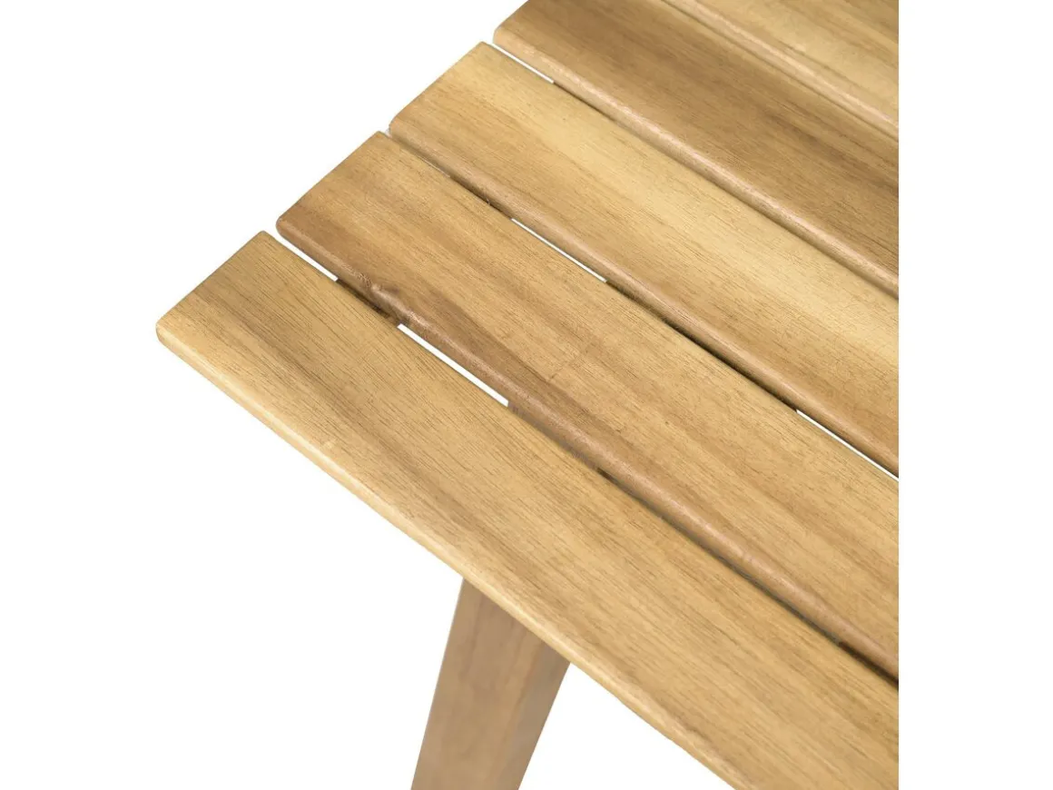 Salon de jardin en bois avec coussins inclus "Beckham" - 4 places - Beige